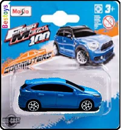 Maisto Diecast Model Car Commuters Series Ford Focus ST 1/64 scale new in pack