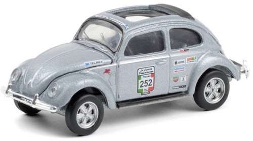 Greenlight Diecast Model Car Rally Mexico 2009 VW Volkswagen Beetle Classic Open Roof Motorsport 1/6