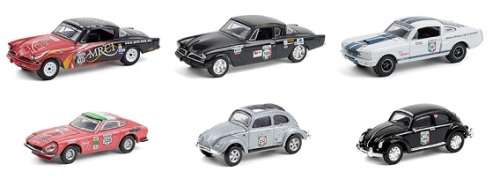 Greenlight Diecast Model Car Rally Mexico 2009 VW Volkswagen Beetle Classic Open Roof Motorsport 1/6