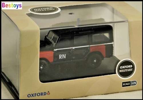 Oxford Diecast Model Car LAN2021 Land Rover Series 2 LWB Stationwagon Royal Navy Bomb Disposal 1/76