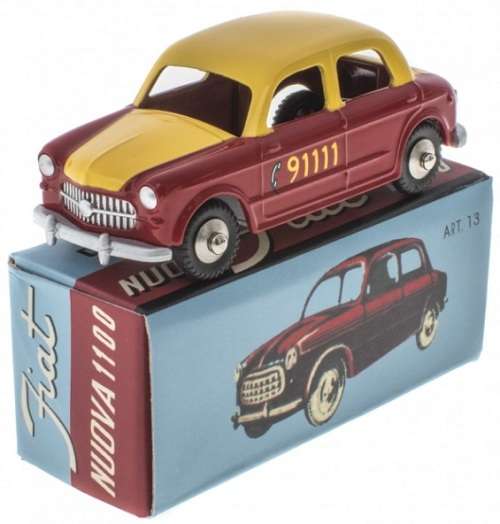 Hachette Mercury Diecast Model Car Collection Fiat Nuova 1100 1956 Taxi Bern 1/43 scale
