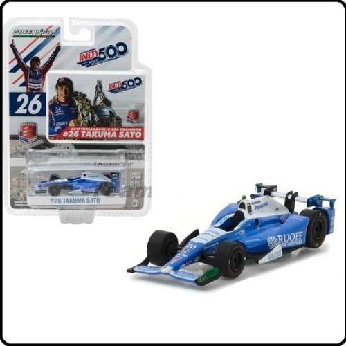 Greenlight Diecast Model Car Indycar Honda Takuma Sato No 26 Motorsport 1/64 scale new in pack