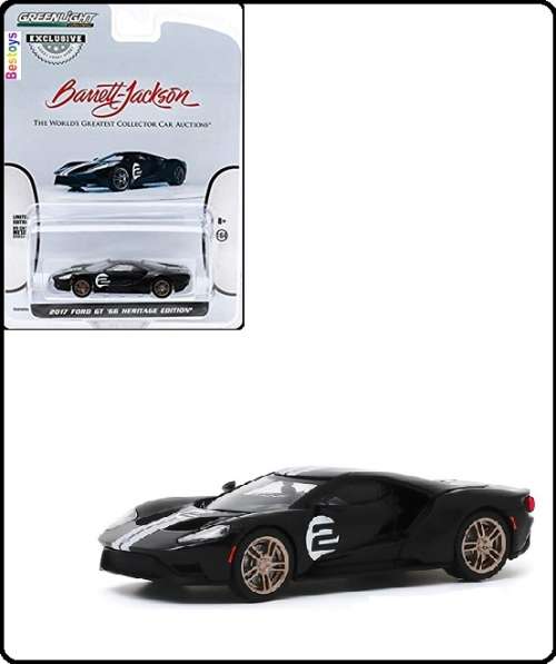 Greenlight Diecast Model Car Exclusive Ford GT 1966 Heritage Edition 2017 No 2 1/64 scale new in pac