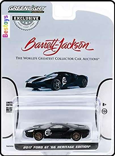 Greenlight Diecast Model Car Exclusive Ford GT 1966 Heritage Edition 2017 No 2 1/64 scale new in pac