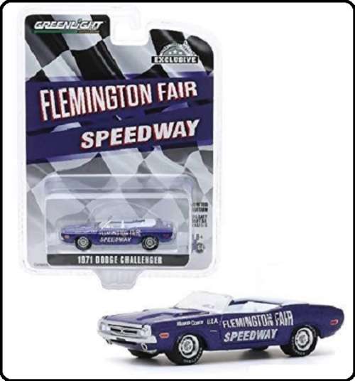 Greenlight Diecast Model Car Exclusive Dodge Challenger 1971 `Flemington Fair Speedway` Motorsport