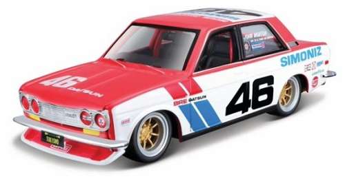 Maisto 32532 Design Series Tokyo Datsun 510 BRE No 46 1/24 scale
