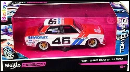 Maisto 32532 Design Series Tokyo Datsun 510 BRE No 46 1/24 scale