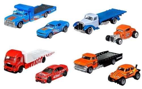 Hotwheels Hot Wheels Diecast Model Car Culture Team Transport BMW M 3 M3 E46 + Aero Lift Truck 1/64