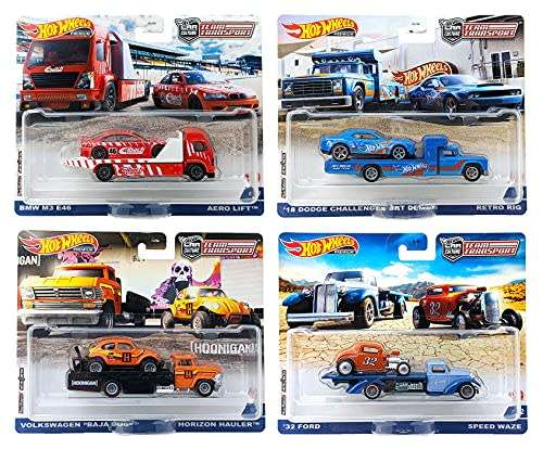 Hotwheels Hot Wheels Diecast Model Car Culture Team Transport BMW M 3 M3 E46 + Aero Lift Truck 1/64