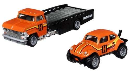 Hotwheels Hot Wheels Diecast Model Car Culture Team Transport VW Volkswagen Baja Bug + Horizon Haule