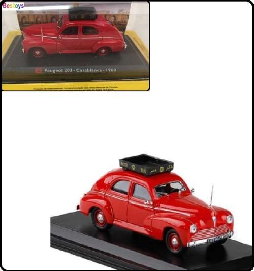World Taxi Diecast Model Car Collection Peugeot 203 Casablanca 1960 1/43 scale new in pack