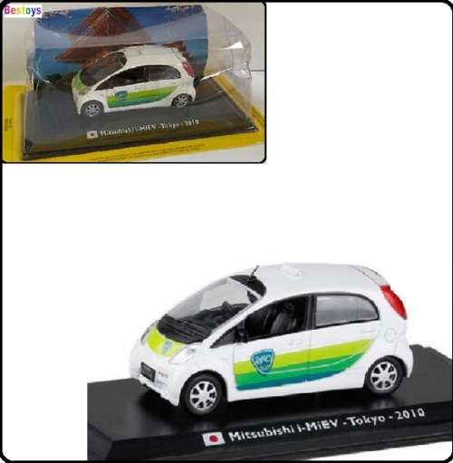 World Taxi Diecast Model Car Collection Mitsubishi I-MIEV Tokyo 2010 1/43 scale new in pack