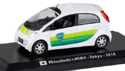 World Taxi Diecast Model Car Collection Mitsubishi I-MIEV Tokyo 2010 1/43 scale new in pack
