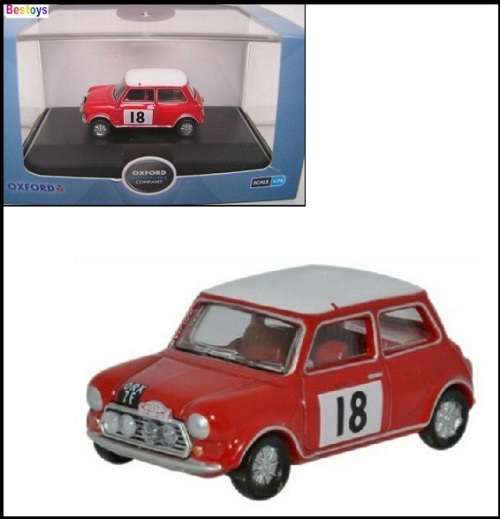 Oxford Diecast Model Car MCS001 Mini Cooper S MKII MK 2 1968 Rally Monte Carlo Motorsport 1/76 OO