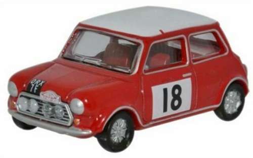 Oxford Diecast Model Car MCS001 Mini Cooper S MKII MK 2 1968 Rally Monte Carlo Motorsport 1/76 OO