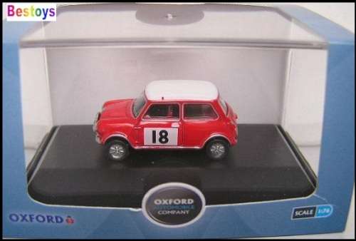 Oxford Diecast Model Car MCS001 Mini Cooper S MKII MK 2 1968 Rally Monte Carlo Motorsport 1/76 OO