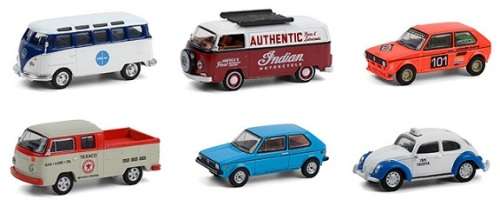 Greenlight Diecast Model Car VDub Series VW Volkswagen Kombi Samba Bus 1964 `PanAm` 1/64 scale new