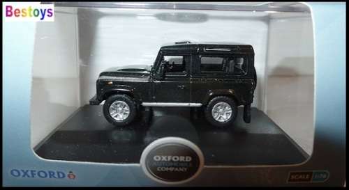 Oxford Diecast Model Car LRDF006 Land Rover Defender 90 Stationwagon 1/76 OO railway scale new in pa