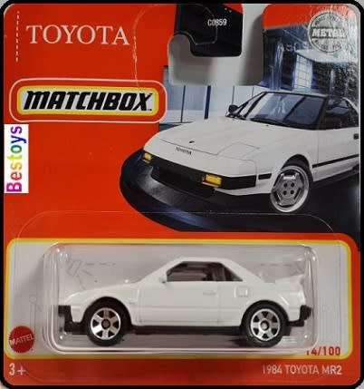 Matchbox 2021 14 / 100 Toyota MR 2 MR2 1984