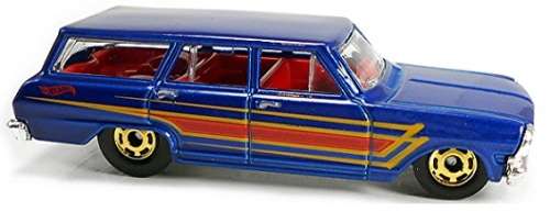 Hotwheels Hot Wheels Diecast Model Car Flying Customs Chevy Chevrolet Nova Stationwagon 1964 1/64 sc