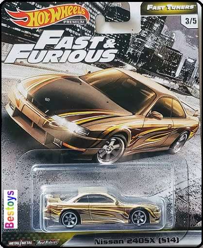 Hot Wheels Hotwheels Diecast Model Car Set Fast & Furious Fast Tuners Nissan Mazda Subaru Movie Film