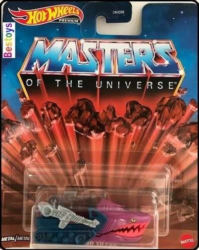 Hotwheels Hot Wheels Diecast Model Car Retro Masters of the Universe Land Shark TV Comic new in pack