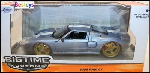 JADA Diecast Model Car Big Time Kustoms 97368 Ford GT 2005 1/24 scale new in pack