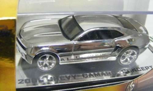 JADA  Diecast Model Car DUB City 91309 Chevy Chevrolet Camaro Concept 2006 Limited Ed Chrome 1/64 sc