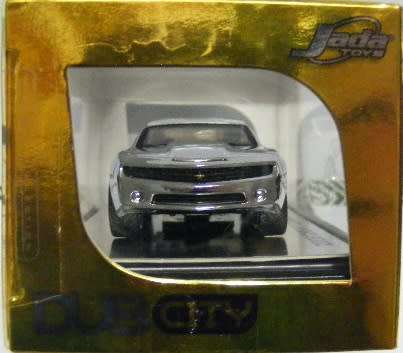 JADA  Diecast Model Car DUB City 91309 Chevy Chevrolet Camaro Concept 2006 Limited Ed Chrome 1/64 sc