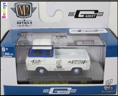 Castline M2 Diecast Model Truck Series Ford Econoline Truck 1965 `Mr Gasket` 1/64 scale new in pack