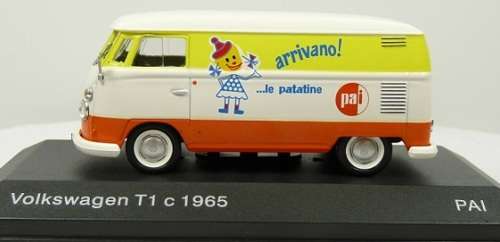 Eaglemoss Diecast Model Car Collection VW Volkswagen Kombi T 1 C T1 C Panelvan 1965 `PAI` 1/43 scale