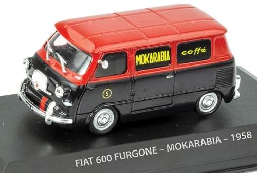 Eaglemoss Diecast Model Car Collection Fiat 600 Furgone 1958 `Mokarabia` 1/43 scale new in pack