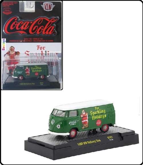 Castline M2 Diecast Model Car VW Volkswagen Panelvan 1960 "Coca Cola" 1/64 scale new in pack