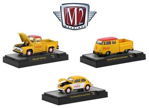 Castline M2 Diecast Model Car Ford F 100 F100 Pickup 1956 "Coca Cola" 1/64 scale new in pack