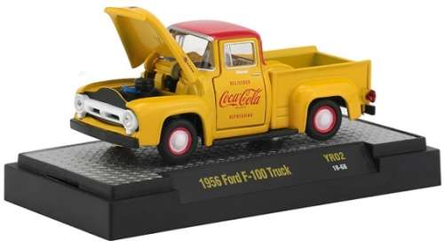 Castline M2 Diecast Model Car Ford F 100 F100 Pickup 1956 "Coca Cola" 1/64 scale new in pack