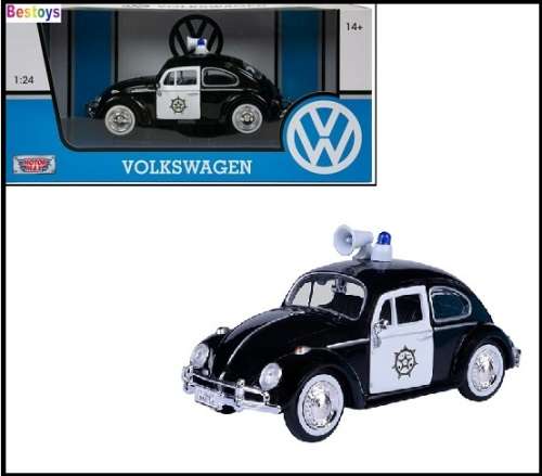 Motormax Motor Max 79550 VW Volkswagen Beetle 1300 1966 Police 1/24 scale