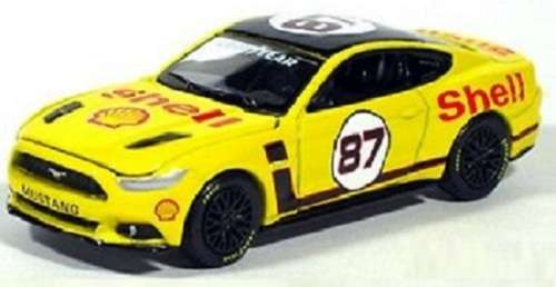 Auto World Diecast Model Car MiJo Exclusive Ford Mustang GT 2017 No 87 `Shell` Limited Edition 1/64
