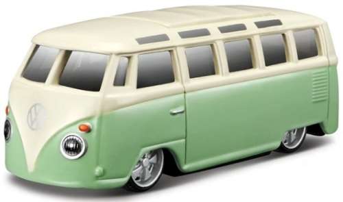 Burago Model Car VW Volkswagen Kombi Samba Bus 1/64 scale