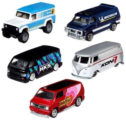 Hotwheels Hot Wheels Diecast Model Car Pop Culture Speed Shop Dodge VW Kombi Land Rover GMC MBK Van
