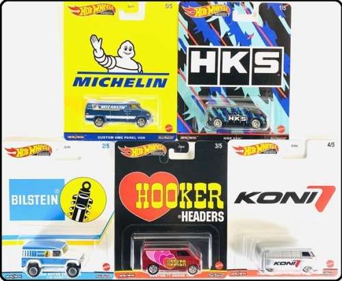 Hotwheels Hot Wheels Diecast Model Car Pop Culture Speed Shop Dodge VW Kombi Land Rover GMC MBK Van