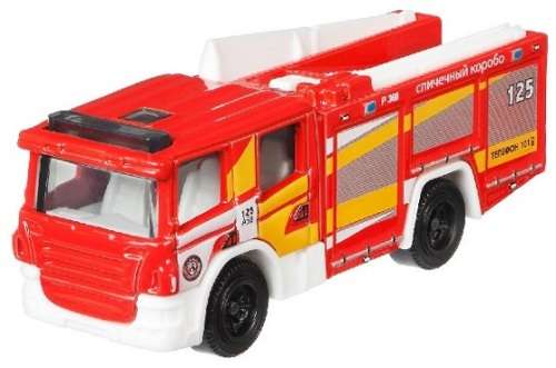 Matchbox Diecast Model Car Global Series Scania P 360 P360 Fire Engine Truck Russia new in pack