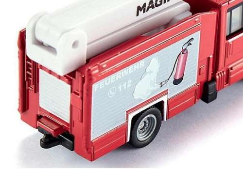 SIKU 1749 Magirus Multistar TLF Fire Engine Truck + telescopic mast 1/87 HO railway scale