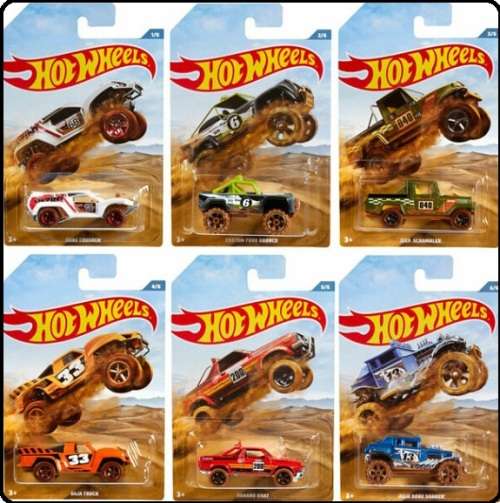 Hotwheels Hot Wheels Diecast Model Car Offroad Trucks Baja Bone Shaker No 13 1/64 scale new in pack