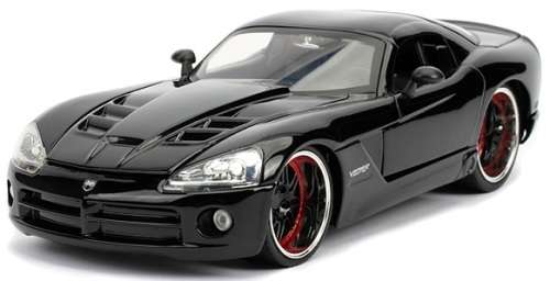 JADA Diecast Model Car Dodge Viper SRT 10 SRT10 Letty Fast & Furious Movie Film TV 1/24 scale new