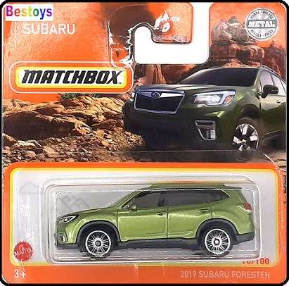 Matchbox Diecast Model Car 2022 10 / 100 Subaru Forester 2019 1/64 scale new in pack