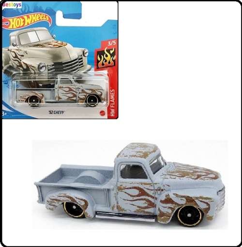 Hot Wheels 2021 229/250 Chevy Chevrolet Pickup 1952 Flames