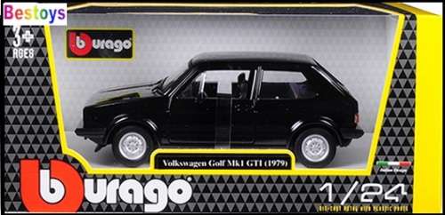 Burago Diecast Model Car 21089 VW Volkswagen Golf Mk 1 MK1 GTi 1979 1/24 scale