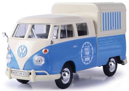 Motormax Motor Max 79550 VW Volkswagen Kombi T 1 T1 Double Cab Snack Van 1/24 scale