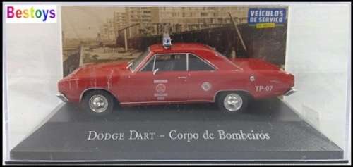 Diecast Model Car Brazilian Service Vehicle Collection Dodge Dart Fire Brigade 1/43 scale new in pac