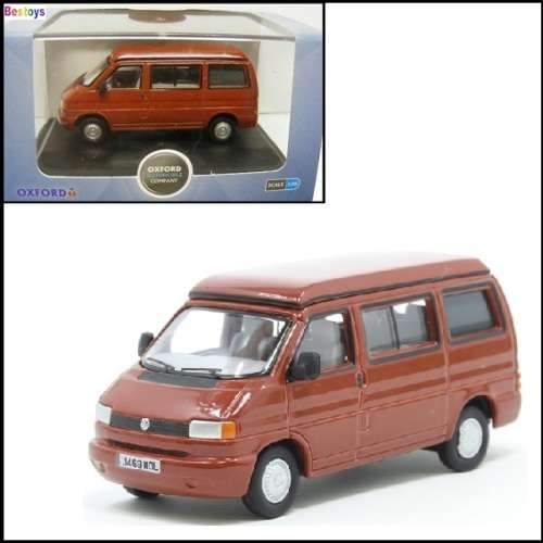 Oxford Diecast Model Car T4001 VW Volkswagen T 4 T4 Kombi Westfalia Camper 1/76 OO railway scale